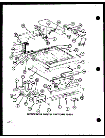 Refrigerator Freezer Functional Parts (Trg20j / P7739034w) (Trgi20j / P7791105w) (Trgi20j / P7791106w) parts for Amana Top-Mount Refrigerator TRGI18J-P7791104W from AppliancePartsPros.com