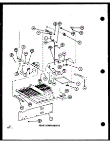 Rear Components (Trg20j / P7739034w) (Trgi20j / P7791105w) (Trgi20j / P7791106w) parts for Amana Top-Mount Refrigerator TRGI22J-P7791107W from AppliancePartsPros.com
