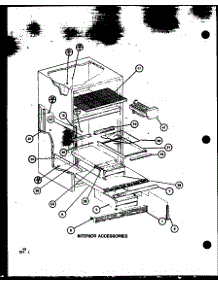Interior Accessories (Trgi22j / P7791107w) parts for Amana Top-Mount Refrigerator TRGI22J-P7791107W from AppliancePartsPros.com