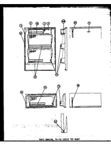 (Ta-14D) (Ta-14Ld) parts for Amana Top-Mount Refrigerator TRI-17LD-1 from AppliancePartsPros.com