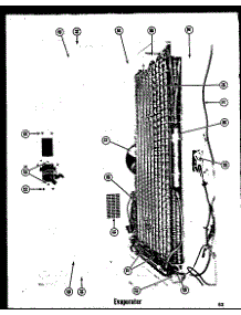 Evaporator (Tr-19D) (Tr-19Ld) (Tci-19D) (Tci-19Ld) parts for Amana Top-Mount Refrigerator TRI-17LD-1 from AppliancePartsPros.com