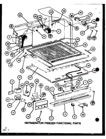 Refrigerator Freezer Functional Parts (Tr20k / P7791130w) (Tr20k / P7791131w) (Tri20k / P7791132w) (Tri20k / P7791133w) parts for Amana Top-Mount Refrigerator TRI16K-P7803238W from AppliancePartsPros.com