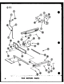 Fan Motors Parts (Tci20d-C / P74660-10Wc) (Tci20d / P74660-10W) (Tci20d-A / P74660-10Wa) (Tci20d-L / P74660-10Wl) (Tci20d-G / P74660-10Wg) (Tc20d-C / P74660-9Wc) (Tc20d-A / P74660-9Wa) (Tc20d-G / P74660-9Wg) (Tc20d / P74660-9W) (Tc20d-L / P74660-9Wl) (Tm20d-C / P74660-2Wc) (Tm parts for Amana Top-Mount Refrigerator TRI18D-G-P74660-8WG from AppliancePartsPros.com