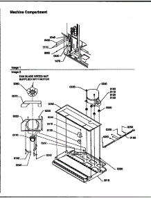 Machine Compartment (Tri18tl / 1303202Wl) parts for Amana Top-Mount Refrigerator TRI18TL-1303202WL from AppliancePartsPros.com