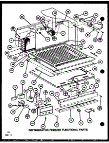 Refrigerator Freezer Functional Parts (Tr18k / P7791126w) (Tr18k / P7791127w) (Tri18k / P7791128w) (Tri18k / P7791129w) (Trg18k / P7791150w) (Trg18k / P7791151w) parts for Amana Top-Mount Refrigerator TRI20K-P7791133W from AppliancePartsPros.com