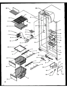 Freezer Shelving And Refrigerator Light parts for Modern Maid Side-By-Side Refrigerator TRONICMODELREFRIGERATO from AppliancePartsPros.com