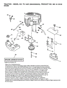Engine Parts parts for Husqvarna Front-Engine Lawn Tractor TS142X-96043030200 from AppliancePartsPros.com