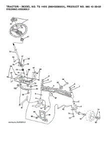 Steering Assy parts for Husqvarna Front-Engine Lawn Tractor TS142X-96043030201 from AppliancePartsPros.com