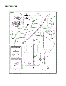 Electrical parts for Husqvarna Front-Engine Lawn Tractor TS146XKD-96043032900 from AppliancePartsPros.com