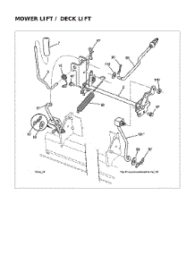 Mower Lift / Deck Lift parts for Husqvarna Front-Engine Lawn Tractor TS146XKD-96043032900 from AppliancePartsPros.com