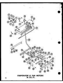 Evaporator & Fan Motors 16 Cu. Ft. (Tr16b-C / P73500-3Wc) (Tr16b-A / P73500-3Wa) (Tr16b-G / P73500-3Wg) (Tr16b / P73500-3W) (Tr16b-L / P73500-3Wl) parts for Amana Top-Mount Refrigerator TS18B-P73500-4W from AppliancePartsPros.com