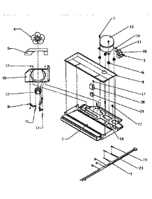 Compressor Compartment parts for Amana Top-Mount Refrigerator TS18R2-P1158411W from AppliancePartsPros.com