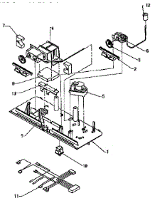 Control Assembly parts for Amana Top-Mount Refrigerator TS18R2-P1158411W from AppliancePartsPros.com
