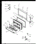 Freezer Door (Tx22r2e / P1157706we) (Tx22r2l / P1157706wl) (Tx22r2w / P1157706ww) (Txi22r2l / P1168014wl) (Txi22r2e / P1168014we) (Txi22r2w / P1168014ww)