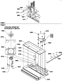 Machine Compartment parts for Amana Top-Mount Refrigerator TS19TE-P1306301WE from AppliancePartsPros.com
