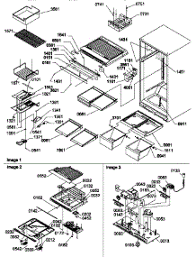 Interior Cabinet And Drain Block Assembly parts for Amana Top-Mount Refrigerator TS19TW-P1306301WW from AppliancePartsPros.com