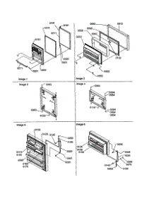 Door Assemblies parts for Amana Top-Mount Refrigerator TS19VL-P1306302WL from AppliancePartsPros.com