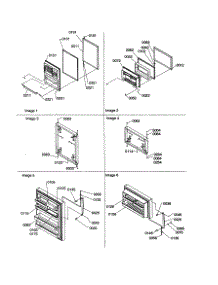 Door Assemblies parts for Amana Top-Mount Refrigerator TS22VW-P1306502WW from AppliancePartsPros.com