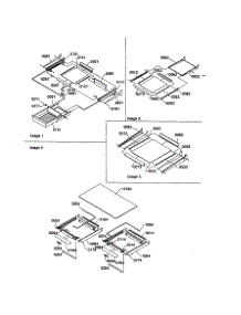 Shelving Assemblies parts for Amana Top-Mount Refrigerator TS25TL-P1308001WL from AppliancePartsPros.com