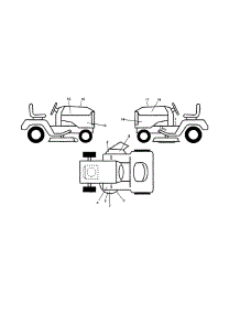 Decals parts for Husqvarna Front-Engine Lawn Tractor TS354X-96043029500 from AppliancePartsPros.com