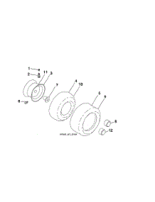 Wheels & Tires parts for Husqvarna Front-Engine Lawn Tractor TS354X-96043029500 from AppliancePartsPros.com