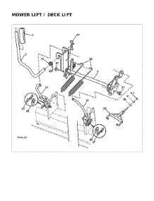 Mower Lift / Deck Lift parts for Husqvarna Front-Engine Lawn Tractor TS354XD-96043032100 from AppliancePartsPros.com