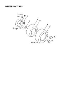 Wheels & Tires parts for Husqvarna Front-Engine Lawn Tractor TS354XD-96043032100 from AppliancePartsPros.com