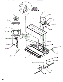 Compressor Compartment parts for Amana Top-Mount Refrigerator TS518SW-P1183701W from AppliancePartsPros.com