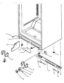 Cabinet Bottom parts for Amana Top-Mount Refrigerator TSI18A3L-P1182107WL from AppliancePartsPros.com