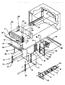 Evaporator Area parts for Amana Top-Mount Refrigerator TSI18R2-P1182102W from AppliancePartsPros.com