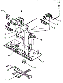 Control Assembly parts for Amana Top-Mount Refrigerator TSI18R2-P1182102W from AppliancePartsPros.com
