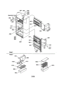 Door / Hinges / Accessories parts for Amana Top-Mount Refrigerator TSI25TL-P1308101WL from AppliancePartsPros.com
