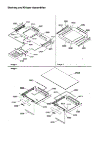 Shelving And Crisper Assemblies parts for Amana Top-Mount Refrigerator TSI25VL-P1308102WL from AppliancePartsPros.com