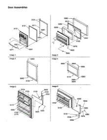 Door Assemblies parts for Amana Top-Mount Refrigerator TSI25VL-P1308102WL from AppliancePartsPros.com