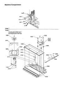 Machine Compartment parts for Amana Top-Mount Refrigerator TSI25VW-P1308102WW from AppliancePartsPros.com
