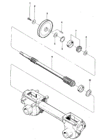 Drive Shaft Assembly parts for Troy-Bilt Rear-Tine Tiller TUFFY SERIAL #XD0100 & UP from AppliancePartsPros.com
