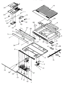 Divider Block parts for Amana Top-Mount Refrigerator TV18S4L-P1194902WL from AppliancePartsPros.com
