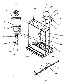 Compressor parts for Amana Top-Mount Refrigerator TW18RW-P1181709WW from AppliancePartsPros.com