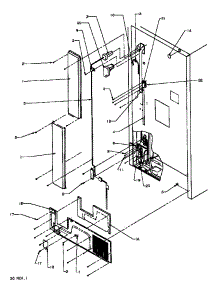 Cabinet Harness parts for Amana Top-Mount Refrigerator TW18RW-P1181709WW from AppliancePartsPros.com