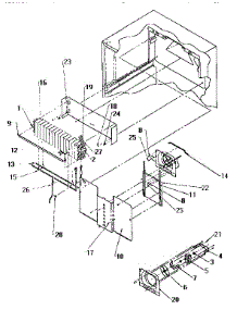 Evaporator Assembly parts for Amana Top-Mount Refrigerator TW18S2W-P1194401W from AppliancePartsPros.com