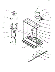Compressor Compartment parts for Amana Top-Mount Refrigerator TW18S2W-P1194401W from AppliancePartsPros.com