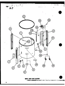 Skirt parts for Amana Washer TWA-200/P75753-1W from AppliancePartsPros.com