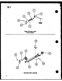 Pump Control Knob (Pump Models) / Agitator Shift Linkage parts for Amana Washer TWA-200/P75753-1W from AppliancePartsPros.com