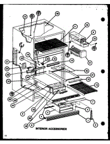 Interior Accessories (Tx18j / P7739041w) (Tx18j / P7739042w) (Txi18j / P7739043w) (Txi18j / P7739044w) parts for Amana Top-Mount Refrigerator TX18J-P7739041W from AppliancePartsPros.com