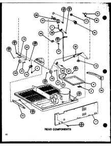 Rear Components (Tx22j / P7739049w) (Txi22j / P7739050w) parts for Amana Top-Mount Refrigerator TX18J-P7739042W from AppliancePartsPros.com