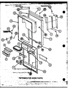 Refrigerator Door Parts (Tx18m / P7858506w) (Tx18m / P7858507w) (Txi18m / P7858516w) (Txi18m / P7858517w) (Tx18mb / P7858530w) (Tx18mb / P7858531w) parts for Amana Top-Mount Refrigerator TX18MB-P7858530W from AppliancePartsPros.com