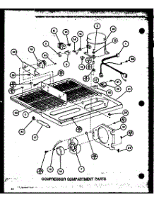Compressor Compartment Parts (Tx18m / P7858506w) (Tx18m / P7858507w) (Txi18m / P7858516w) (Txi18m / P7858517w) (Tx18mb / P7858530w) (Tx18mb / P7858531w) parts for Amana Top-Mount Refrigerator TX18MB-P7858530W from AppliancePartsPros.com
