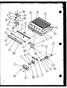Comparment Separator / Divider Block parts for Amana Top-Mount Refrigerator TX18QBL-P1111403WL from AppliancePartsPros.com