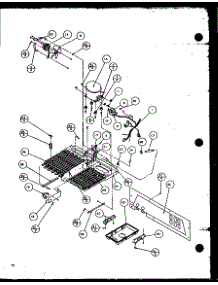 Compressor parts for Amana Top-Mount Refrigerator TX18QBW-P1111404WW from AppliancePartsPros.com