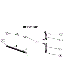 Bhkt Kit parts for Amana Top-Mount Refrigerator TX18R-P1158404W from AppliancePartsPros.com